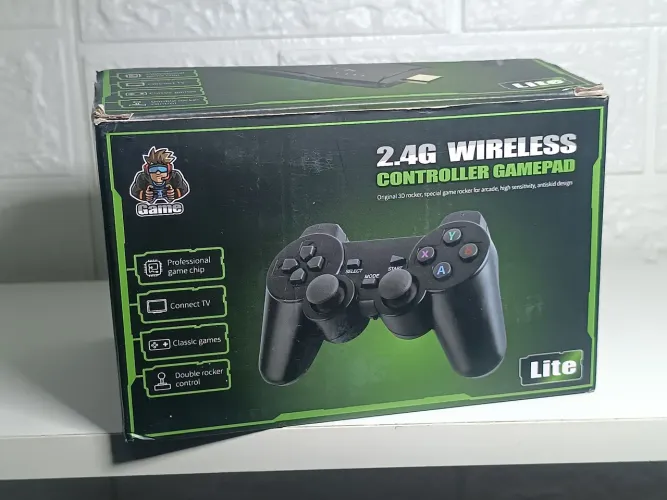 Gamepad 2.4G wireless mais de 10.000 jogos 2 controles