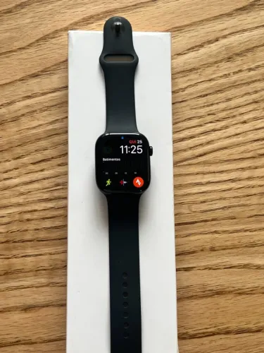 Apple Watch Series 10 GPS ? Caixa preta brilhante de alumínio - 46 mm