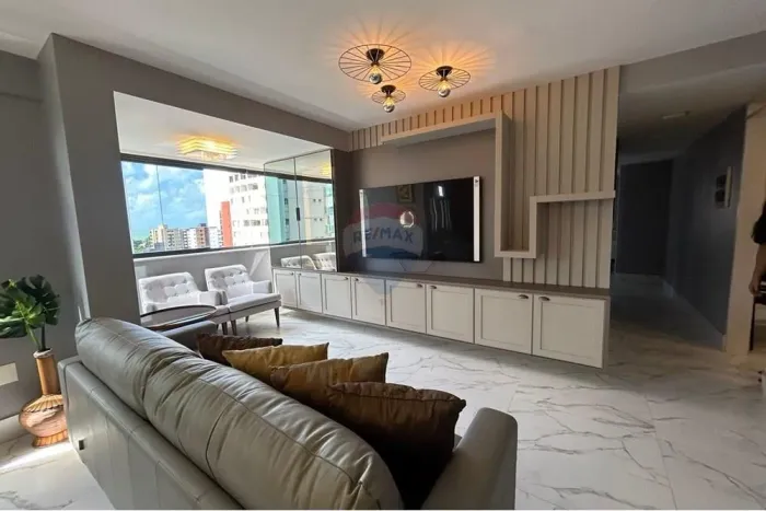 Apartamento para locação, 3 quartos, mobiliado, Tambaú, João Pessoa - PB.