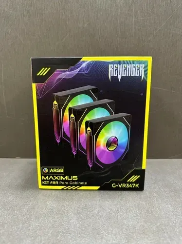Kit 3 Cooler Fan 120mm Revenger Maximus G-VR347K
