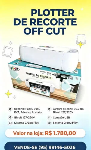 Vende-se uma plotter de recorte