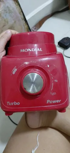 BASE do liquidificador Mondial Turbo Power VERMELHO (sem o copo) 550W