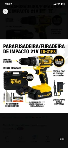 Parafusadeira Furadeira