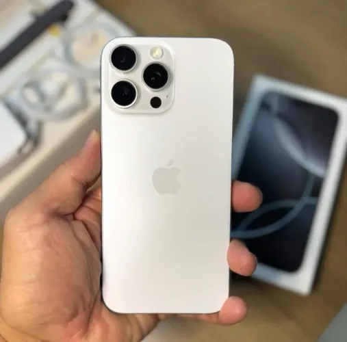 iPhone 16 pro Max branco  256 GB 6 Meses de Garantia 