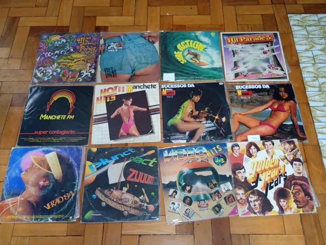Lote de lps coletâneas (rock, pop, dance, so musica boa)