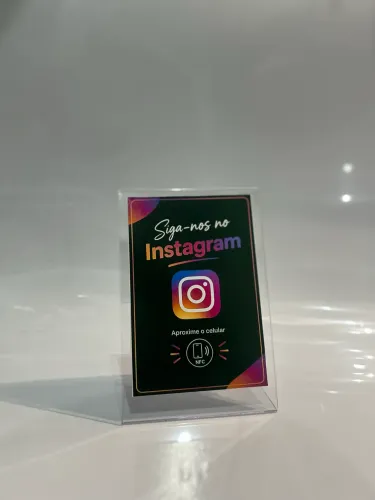 Placa Nfc Para Instagram Prática E Moderna