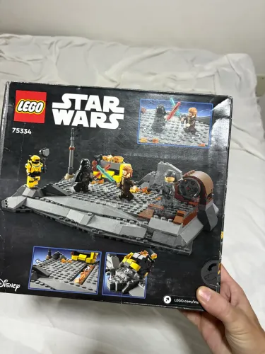 Lego star wars 75334 obi-wan vs darth vader caixA levemente aberta completo original