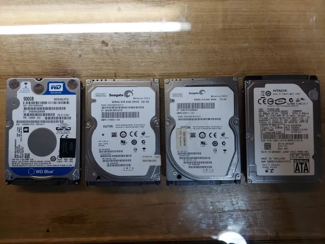HDS DE NOTEBOOK, 4 UNIDADES