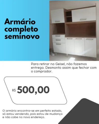Armário seminovo