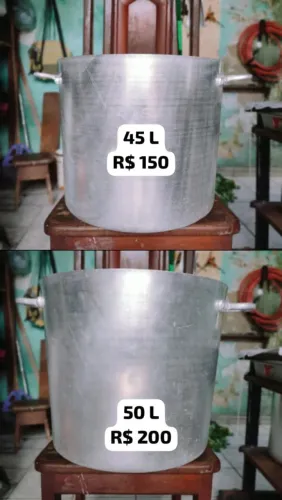 Panelas de alumínio (leia a descrição)!
