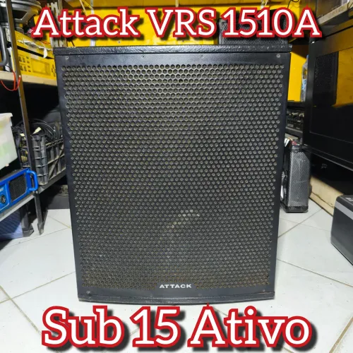 Caixa sub ativo 15" 1.000w RMS 