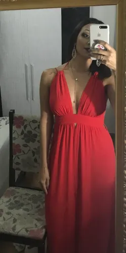 Vestido festa vermelho