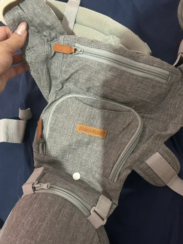 Canguru Ergonômico Hipseat Cinza Fisher Price