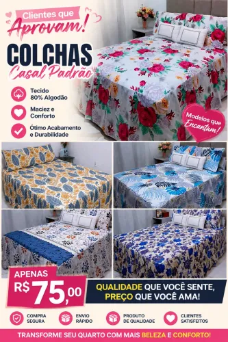 Colchas casal Padrão