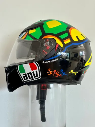 Capacete AGV K3 Original Valentino Rossi "Tartaruga" - Tam 59/60 (L)