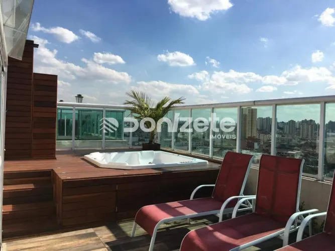 Cobertura à venda no Campestre, Santo André - 3 dorms, 2 suítes, varanda gourmet, 4 vagas