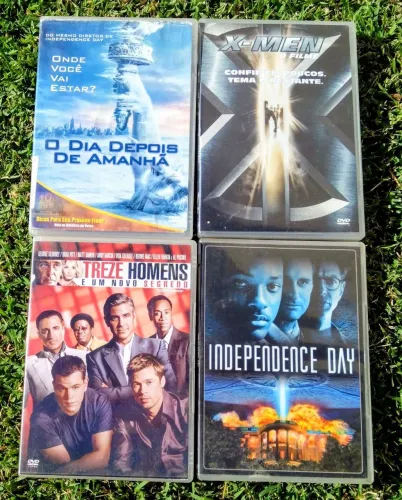 Lote DVD 1 - Dia depois de amanhã, independence day, xmen, treze homens e um novo segredo
