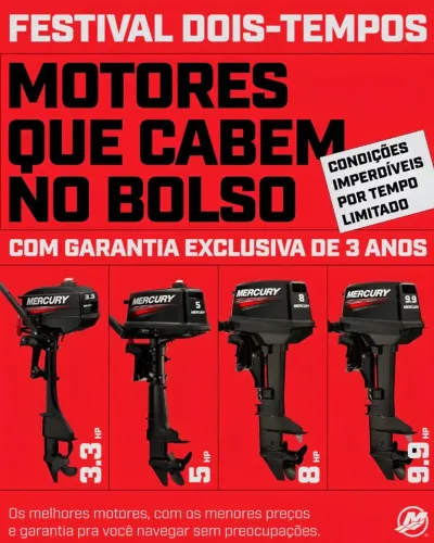 Promoção Especial - Motores Mercury