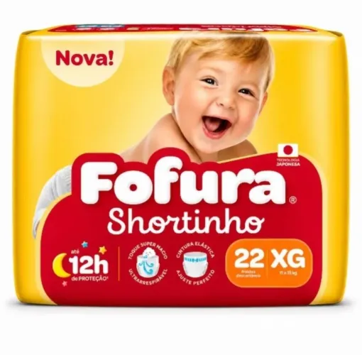 Fralda Fofura shortinho XG