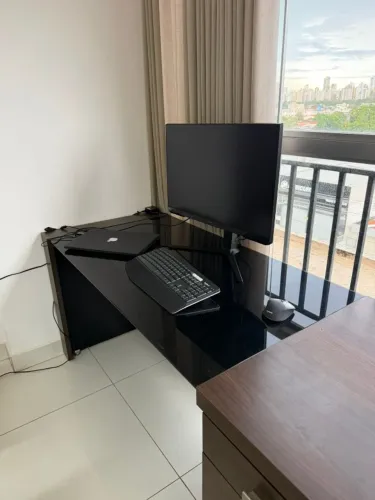 Monitor, Mesa, Cadeira