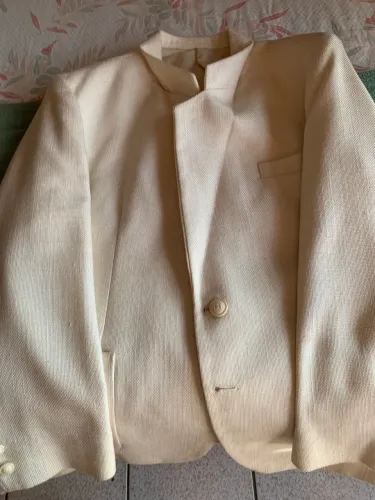 Blazer Social Bege Elegante - Casa José Silva