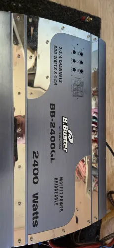 Combo 2 Módulos Amplificadores - Roadstar RS-1200D 1200W RMS + B.Buster 2400