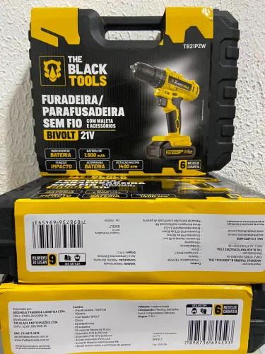 Furadeira e Parafusadeira Black tools
