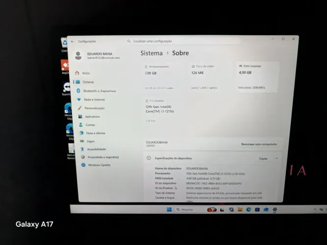 Notebook Samsung