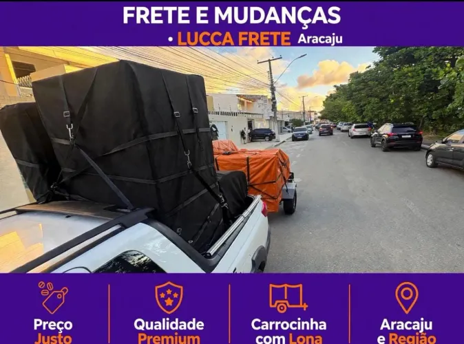 FRETE FRETES MUDANÇAS GERAIS DESCONTOS PARA NOVOS CLIENTES ARACAJU