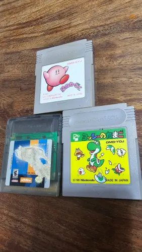 Lote de jogos de gameboy 3