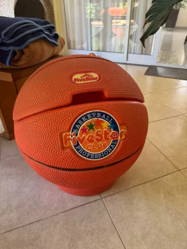 Bola de Basquete Five Star 60 cm - Baú/Organizador de Brinquedos