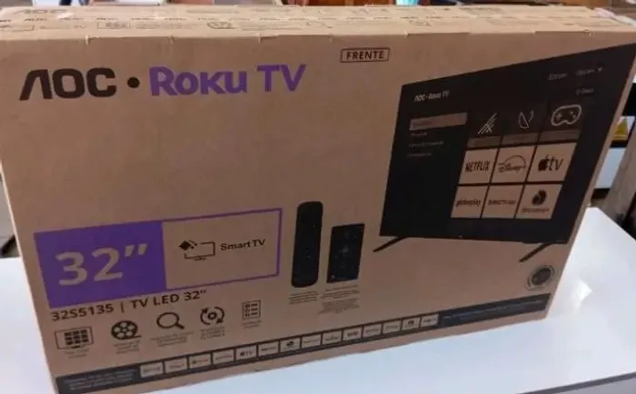 VENDO TV AOC ROKUT 32 POLEGADA 2 MES DE USO SMART