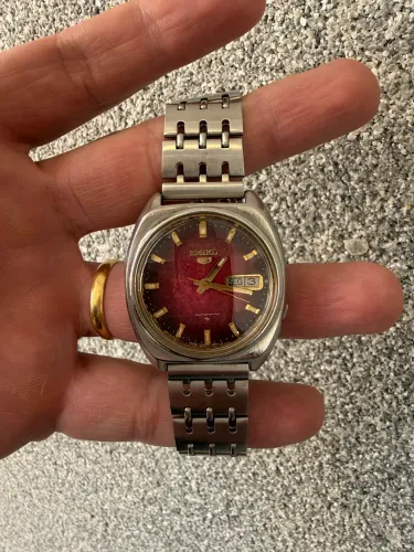 Raro Seiko 5 Automatic * (Acrílico Facetado