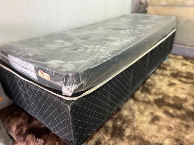 CAMA BOX DE SOLTEIRO