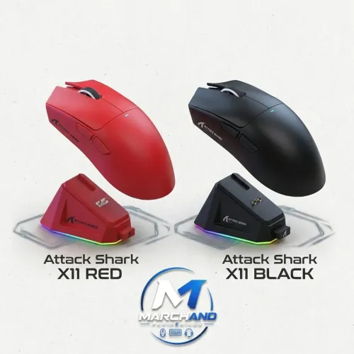 Mouse Gamer Sem Fio Attack Shark X11 - PROMOÇÃO