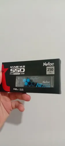 Nvme 250gb 3500mbps leitura/gravação Novo lacrado