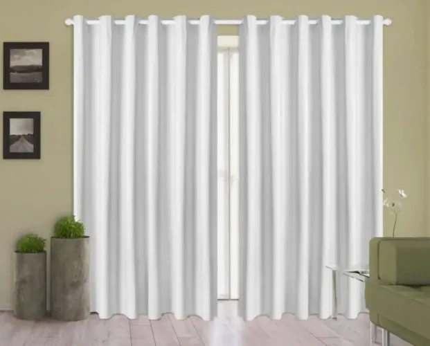 2 Cortinas Pvc Blackout 100% 4,00 X 2,20 Sala quarto porta