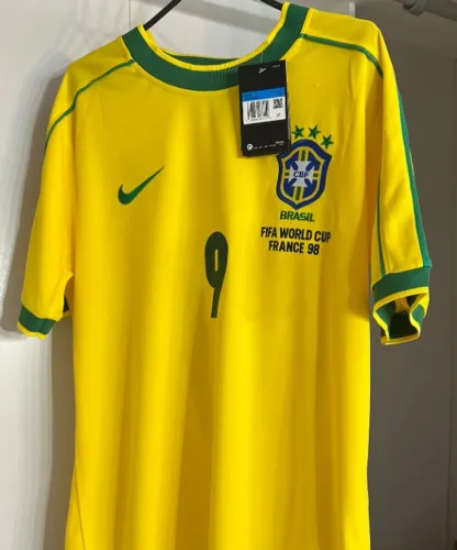 Camisa retro Brasil 1998 