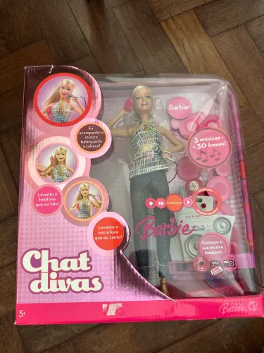 barbie chat divas lacrada rara boneca vintage anos 2000