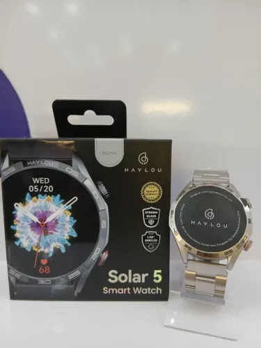 Haylou Solar 5 com pulseira de aço - Tela AMOLED incrível.