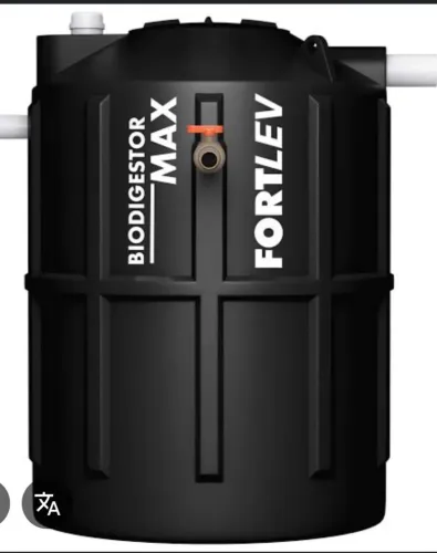 instalação de Biodigestor fortlev e acqualimp. 