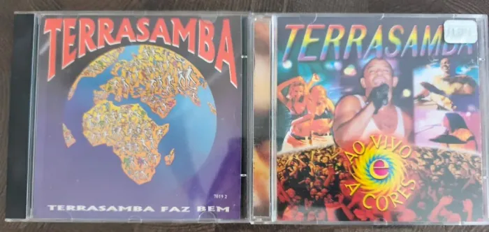 Kit 2 Cds Terra Samba - TerraSamba Faz Bem - Ao Vivo e A Cores