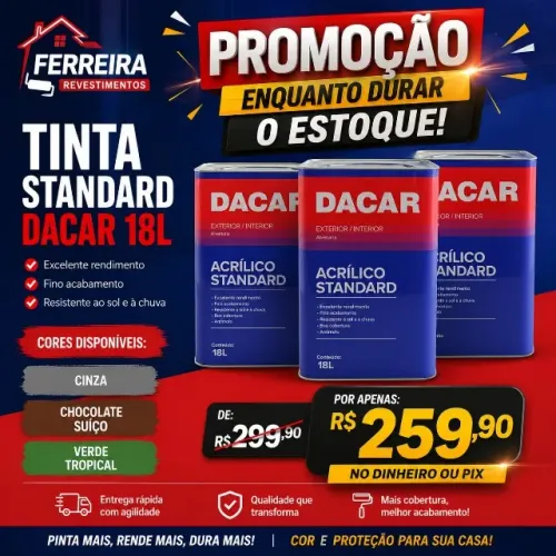 Tinta dacar standard 18l 