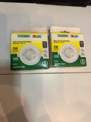 Spot led luz quente
