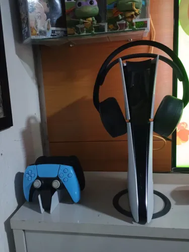 Ps5 slim 2 controle base e pulse 3d