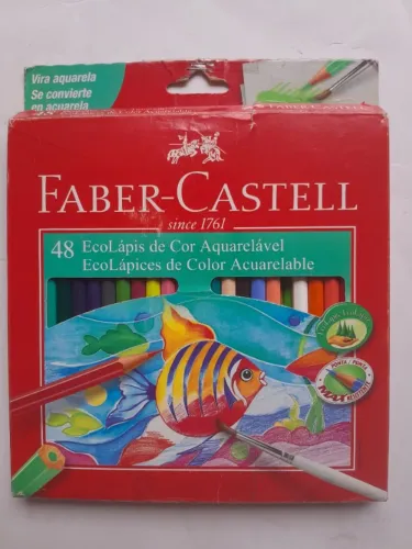Caixa de Lápis de cor Aquarelável Faber-Castell 