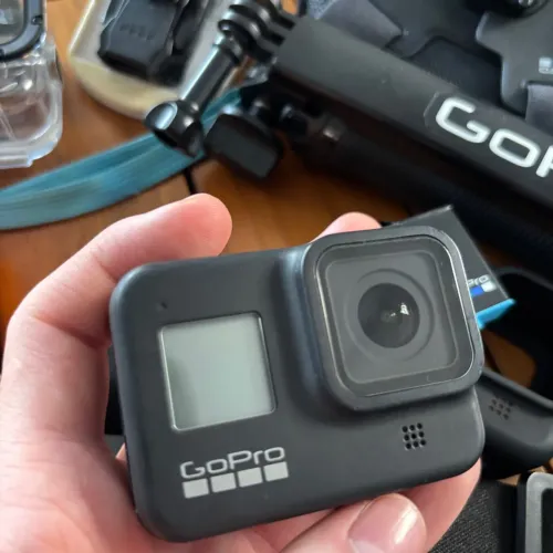 GoPro Hero 8 black novíssima kit completo funcionando todos acessórios