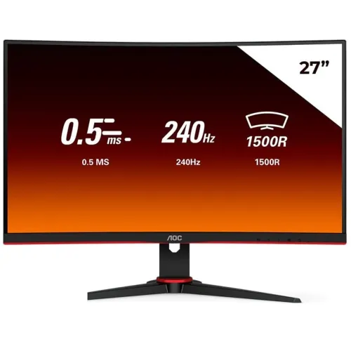 Monitor Gamer AOC Legend 27 Curvo, FHD, 0.5ms, 240Hz, FreeSync Premium