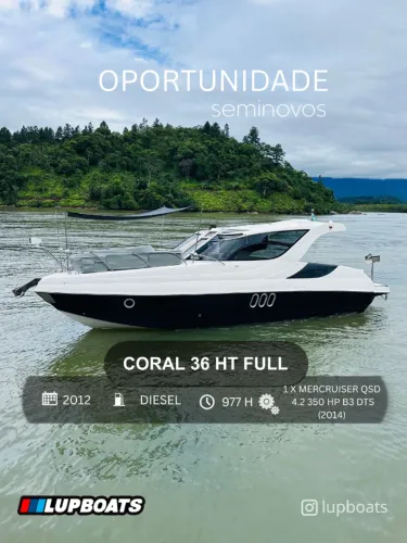 LANCHA CORAL 36 HT FULL - 2012 (REAL, NX, FOCKER, VENTURA)