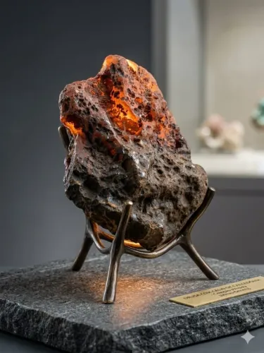 Espetacular Drusa com Cálice de Calcedônia Bruta - 1,400 kg 